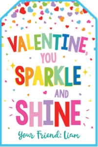 valentine-sparkle and shine-white-blue-single-editable design preview
