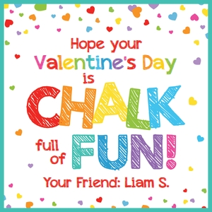 valentine-chalk-teal-sq design preview