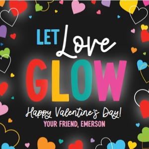 let love glow-colorful hearts-sq design preview