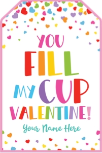 fill my cup valentine-pink design preview