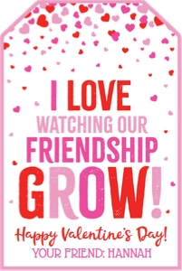valentine-friendship grow-red pink design preview