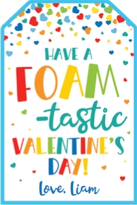 valentine-foam tastic-blue design preview