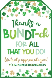 thanks a bundtch-St Patricks day design preview