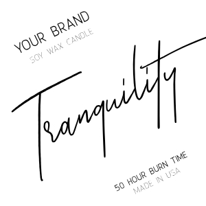 Candle Label Square 4 design preview