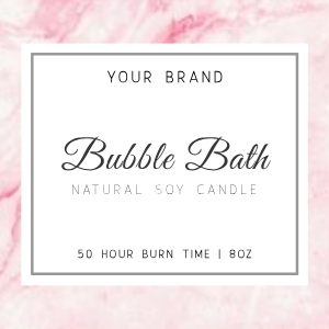 Candle Label Square 6 design preview