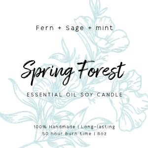 Candle Label Square 7 design preview