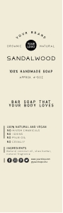 Bar Soap Label 5 design preview