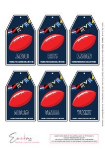 A4 Size Favour Tags: Aussie Ace Bundle