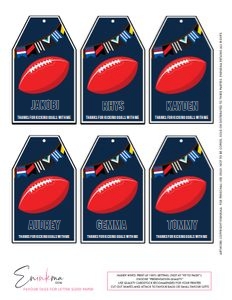 Letter Size Favour Tags: Aussie Ace Bundle