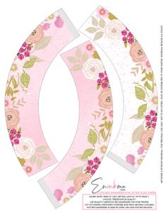 Fairy Glow Cupcake Wrappers Letter: Fairy Glow Cupcake Wrappers