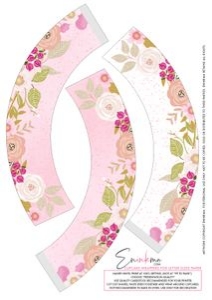 Fairy Glow Cupcake Wrappers A4: Fairy Glow Cupcake Wrappers
