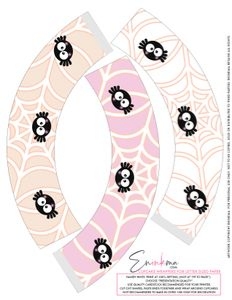 Bootiful Letter Cupcake Wrappers: Boo-tiful Cupcake Wrappers