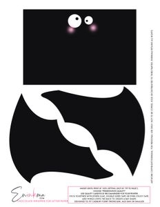 Bootiful Bat Chocolate Wrapper Letter: Boo-tiful Bat Chocolate Wrappers