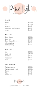 Geometric Price List A049: Geometric Price List A049