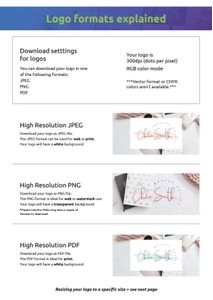 Logo Formats Explained: Silver Effect Logo A274