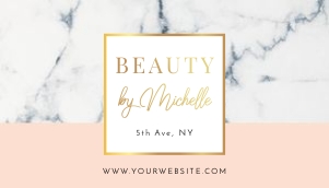 Marble & Peach Appointment Reminder A154: Marble & Peach Appointment Reminder A154