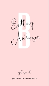 Pastel Pink Vertical Business Card A178: Pastel Pink Vertical Business Card A178