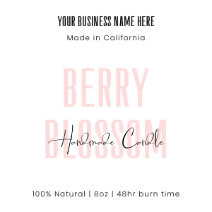 Label Pastel Pink 2x2 A191: Label Pastel Pink A191