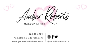 Heart Business Card A196: Heart Business Card A196