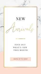 Marble and Peach Instagram Story Set A251: Marble and Peach Instagram Branding Kit A251