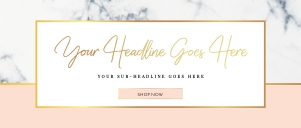 Marble and Peach Web Header Banners 2000x850 A253: Marble and Peach Web Banners Set A253