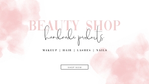 Pink Ink Splash Web Header 1920x1080 A266: Pink Ink Splash Web Banners Set A266