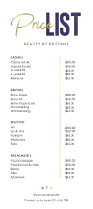 Price List Faux Gold and Blue Glitter A328: Price List Faux Gold and Blue Glitter A328