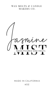 Minimalist Black & White Wax Melts Labels 3x5 A344: Minimalist Black & White Wax Melts Labels A344