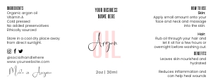 Pastel Pink Wrap Around Labels 3.75x1.438" A347: Pastel Pink Wrap Around Labels A347