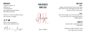 Pastel Pink Wrap Around Labels 5x2" A347: Pastel Pink Wrap Around Labels A347
