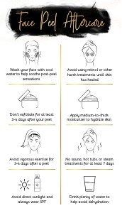 Face Peel Aftercare Card Black Watercolor and Gold A401: Face Peel Aftercare Card Black Watercolor and Gold A401
