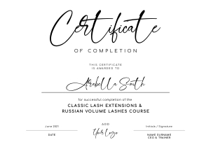 Certificate of Completion 'Sydney' A4 Size A416: Certificate of Completion 'Sydney' A416