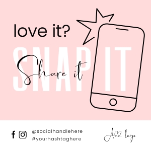 Pastel Pink Snap & Share 2.5" x 2.5" A524: Pastel Pink Snap & Share 2.5" x 2.5" A524