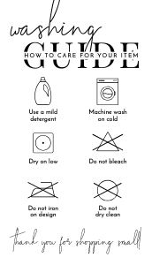 MINI Washing Instructions Minimalist Black & White A599: MINI Washing Instructions Minimalist Black & White A599