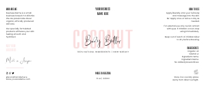 Pastel Pink Wrap Around Labels 7x3" (8oz) A614: Pastel Pink Wrap Around Labels 8 oz and 16 oz A614