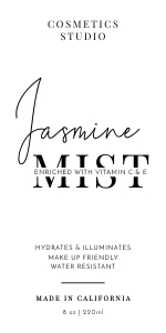 Minimalist Black & White Cosmo Bottle Labels 1.75x3.5 FRONT A659: Minimalist Black & White Cosmo Bottle Labels A659