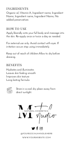 Minimalist Black & White Cosmo Bottle Labels 2.5x5 BACK A659: Minimalist Black & White Cosmo Bottle Labels A659