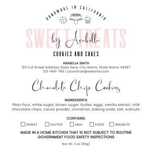 Pastel Pink Cottage Law Label A739: Pastel Pink Cottage Law Label A739
