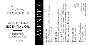 Essential Oil Labels Minimalist Black & White 2"x1" for 5ml 10ml 15ml A746: Essential Oil Labels Minimalist Black & White for 5ml 10ml 15ml A746