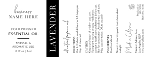 Essential Oil Labels Minimalist Black & White 2.625"x1" for 5ml 10ml 15ml A746: Essential Oil Labels Minimalist Black & White for 5ml 10ml 15ml A746