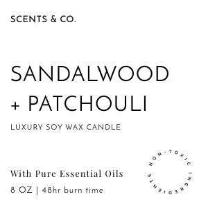 Minimalist Modern Type Face Label 2.5x2.5 B050: Minimalist Modern Type Face Square Labels B050