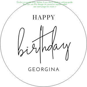 Burn Away Calendar Round Cake Reveal Layer B492a: Burn Away Calendar Round Cake B492a
