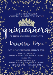 Quince- Blue/Gold Glitter design preview