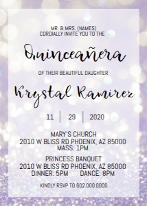 Quince- Purple Glitter Back design preview