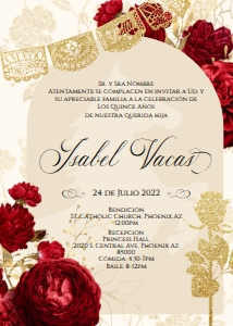 Charro Invite- Isabel 3 design preview