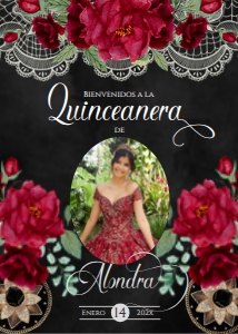 Welcome sign- Charro Alondra red 6 design preview