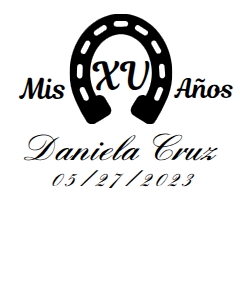 Quince Champagne svg- horse shoe design preview