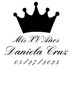 Quince Champagne svg- Big Crown design preview