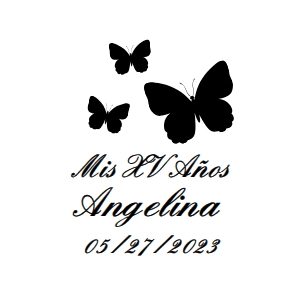 Quince Champagne svg- butterfly design preview