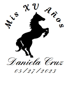Quince Champagne svg- horse arch design preview